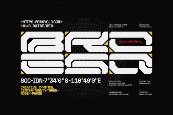 Broesq Font: Adding Cyberpunk Edge to Editorial Design