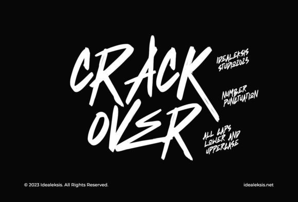 Crack Over Font: Adding Sinister Elegance to Editorial Design
