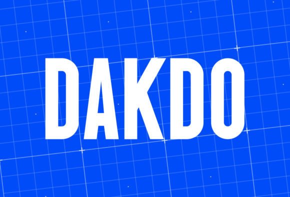 Dakdo: A Designer’s Take on This Display Font