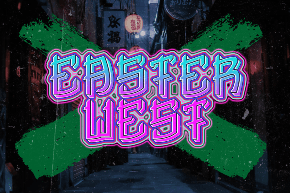 Easter West Font: A Sharp Display Typeface for Editorial Layouts