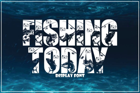 Fishing Today Font: A Display Typeface for Playful Web Design