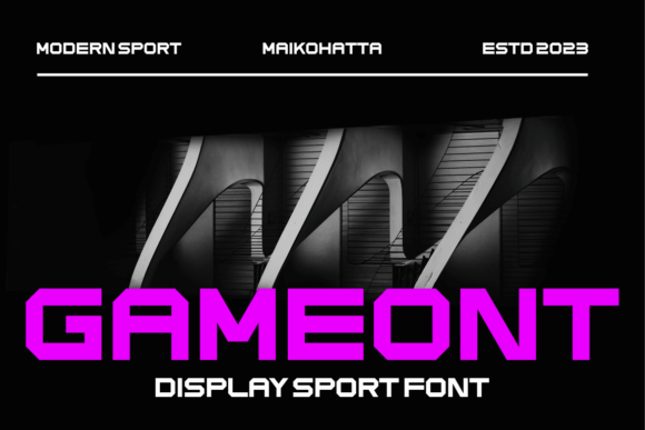 Gameont Font: Adding Athletic Energy to Web Design