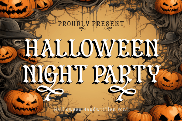 Halloween Night Party Font: A Spooky Display Typeface Review