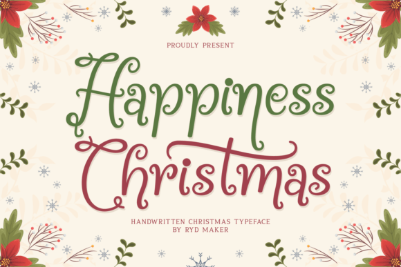 Happiness Christmas Font: Elevate Holiday Campaigns