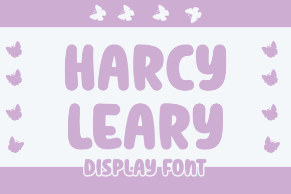 Harcy Leary Font: Bold Display Type for Handmade Labels