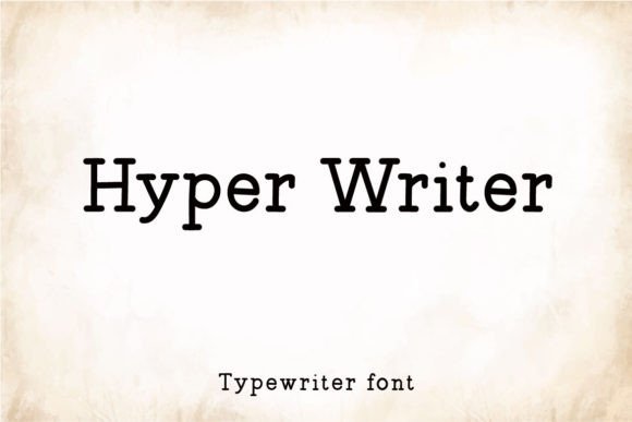 Hyper Writer Font: Adding Vintage Charm to Branding