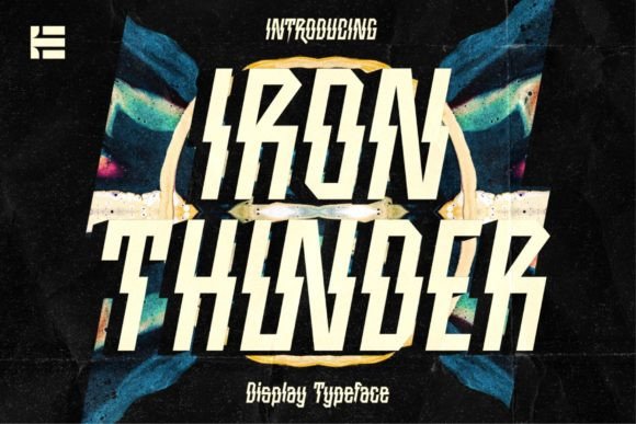 Iron Thunder Font: A Retro Display Typeface for Branding