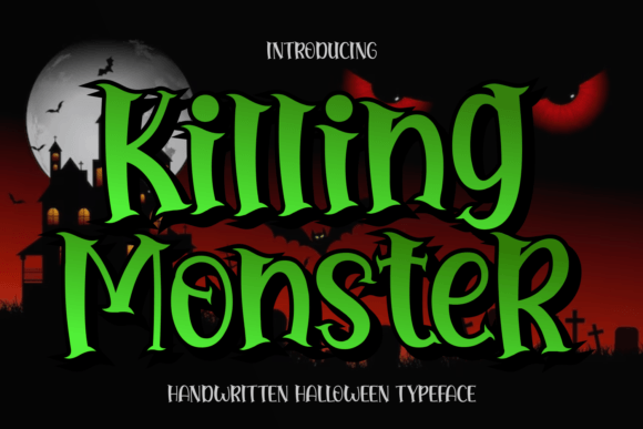 Killing Monster Font: Bold Editorial Typography