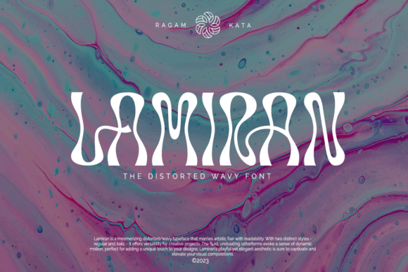 Lamiran Font: Whimsical Display Typography for Digital Campaigns