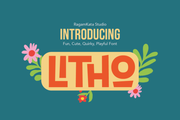 Litho Font Review: A Quirky Display Typeface for Branding
