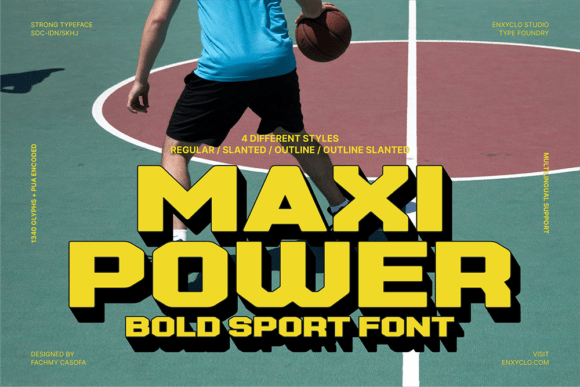 Maxipower Font: Testing a Bold Display Typeface