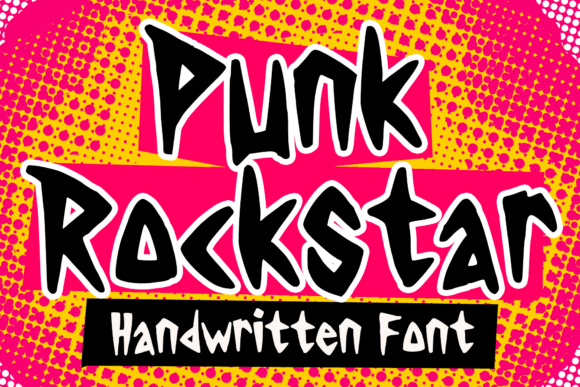 Punk Rockstar Font: Bold Display Typography for Editorial Design