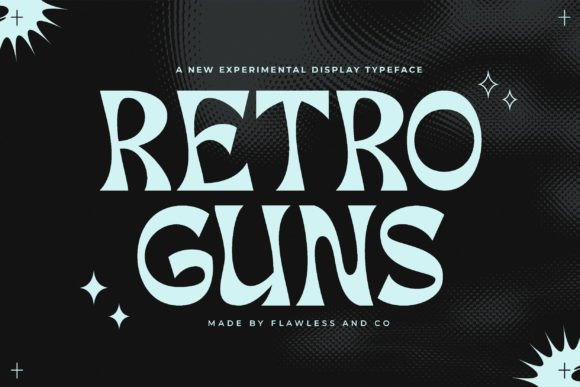 Retro Guns Font Review: Vintage Display Typeface Testing