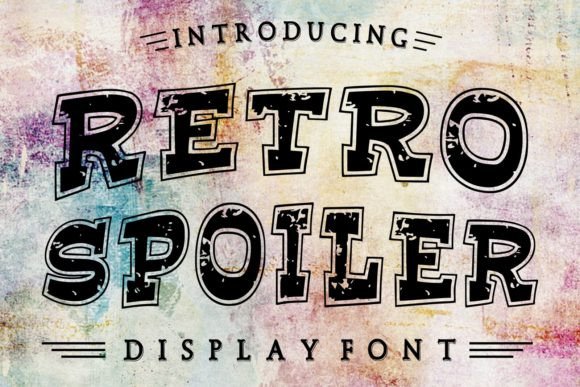 Retro Spoiler Font: Adding Grunge Charm to Editorial Layouts