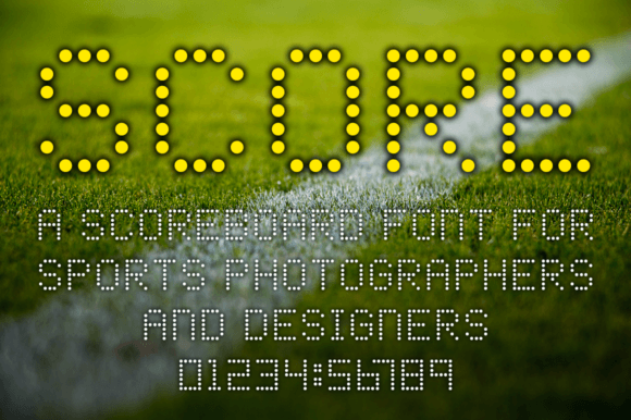 Score Font: Adding Stadium Charm to Handmade Designs