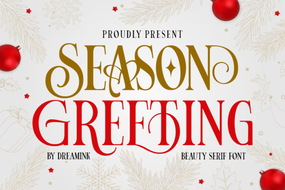 Season Greeting Font: Elevating Small Business Branding