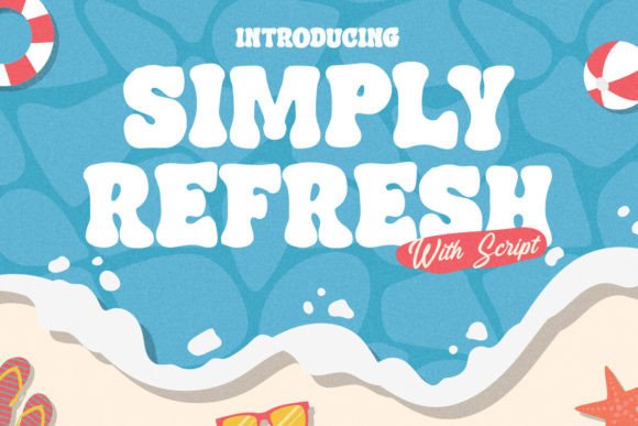 Simply Refresh Font for Handmade Products