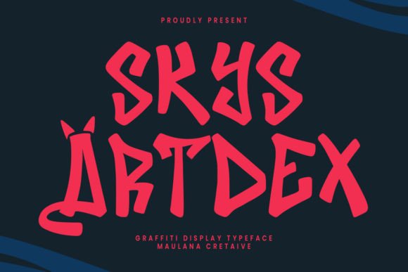 Skys Artdex Font Review: Urban Graffiti for Brand Identity