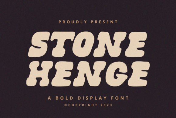 Stonehenge Font: A Vintage Display Typeface for Editorial Design