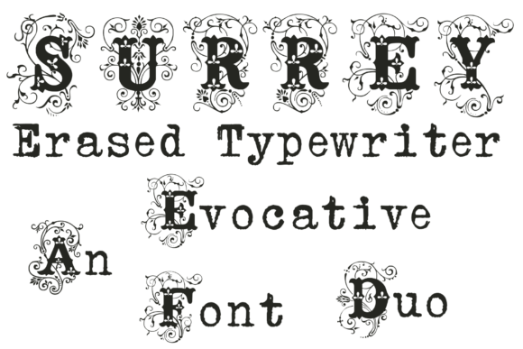Surre Erased Typewriter Font for Brand Identity