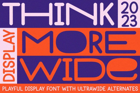 Thinkmore Font: A Modern Display Typeface for Editorial Design