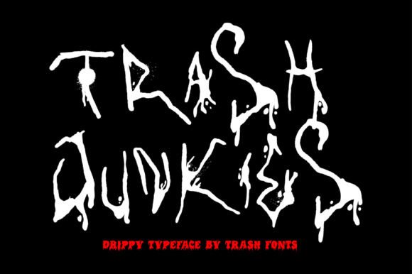 Trash Junkies Font: Bold Branding for Horror Businesses